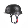 Image of Adult vintage Open Face Half Leather Helmet Harley Moto Motorcycle Helmets