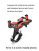 Image of Bike Phone Holder Mount Aluminum Bicycle Motocycle scooter Handlebar