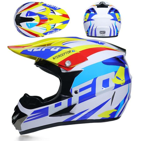 Full Face Motobiker Helmet Classic Bicycle MTB DH Racing Helmet Motocross