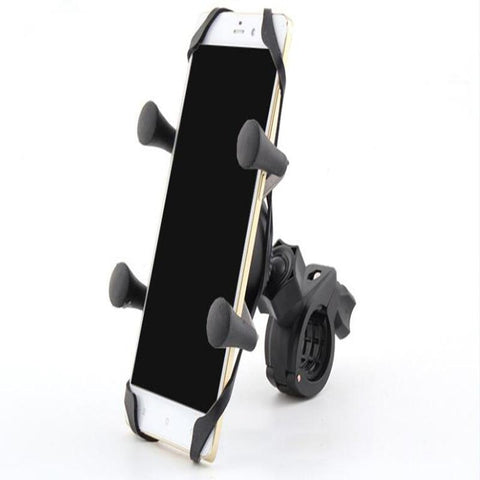 Motocycle Handlebar Mount Holder 360 Degree Rotating Bike Phone Stand Holder