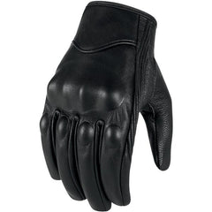 Motorcycle Gloves Leather Touch Screen Men Genuine Goatskin Cycling Glove Motorbike Racing