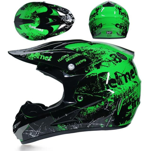 Full Face Motobiker Helmet Classic Bicycle MTB DH Racing Helmet Motocross