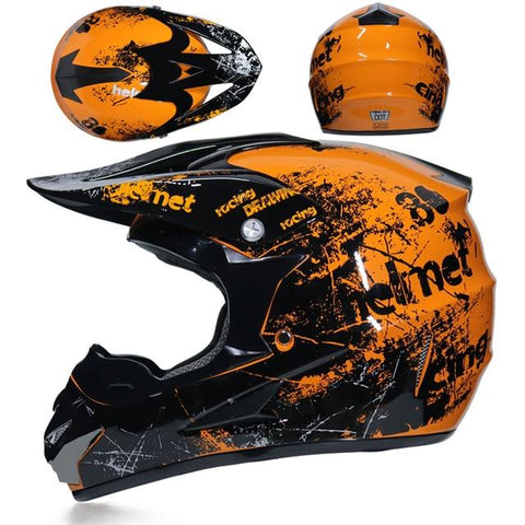 Full Face Motobiker Helmet Classic Bicycle MTB DH Racing Helmet Motocross