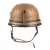 Image of Adult  vintage Open Face Half Leather Helmet Harley Moto  Motorcycle Helmets