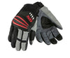 Image of Motorcycle Motorrad Rally Black Red Leather Gloves