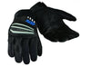 Image of Motorcycle Motorrad Rally Black Red Leather Gloves